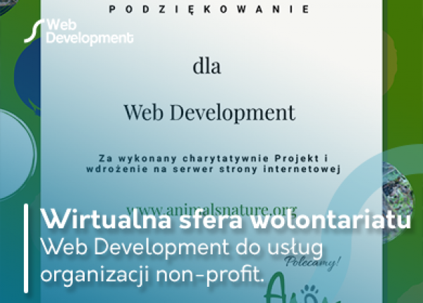 Web Development do usług organizacji non profit